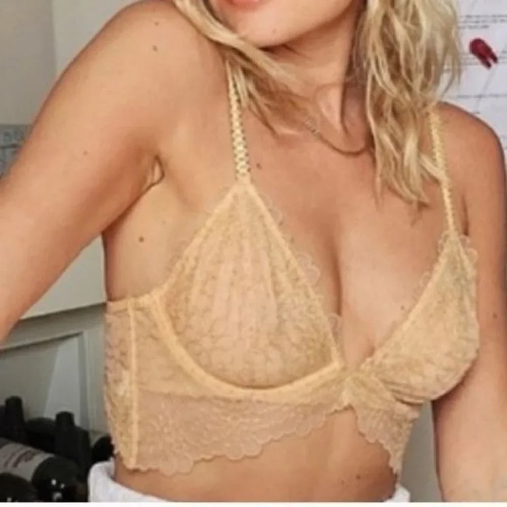 Free People Lucia Wheat Sunset Underwire Bra
